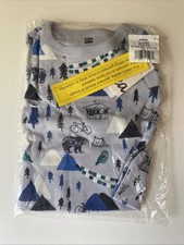 Tea Collection Bhutanese Forest Animal Bear Camping Pajamas 3t NWT