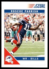 Roscoe Parrish 2011 Score #36 Buffalo Bills NFL READ FREE SHIPPING AutographDen