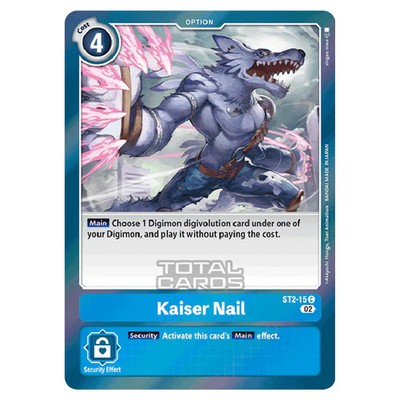 Digimon Card Game RB-01: Resurgence Booster Kaiser Nail (Alternative Art) ST2...