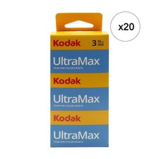20x Kodak UltraMax Unit 400 Color Negative Film 35mm, 36 Exposures - 3 Pack