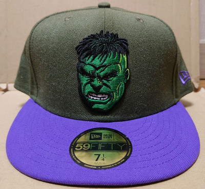 Marvel NEW ERA HULK hat/cap Baseball cap with embroidered logo Used