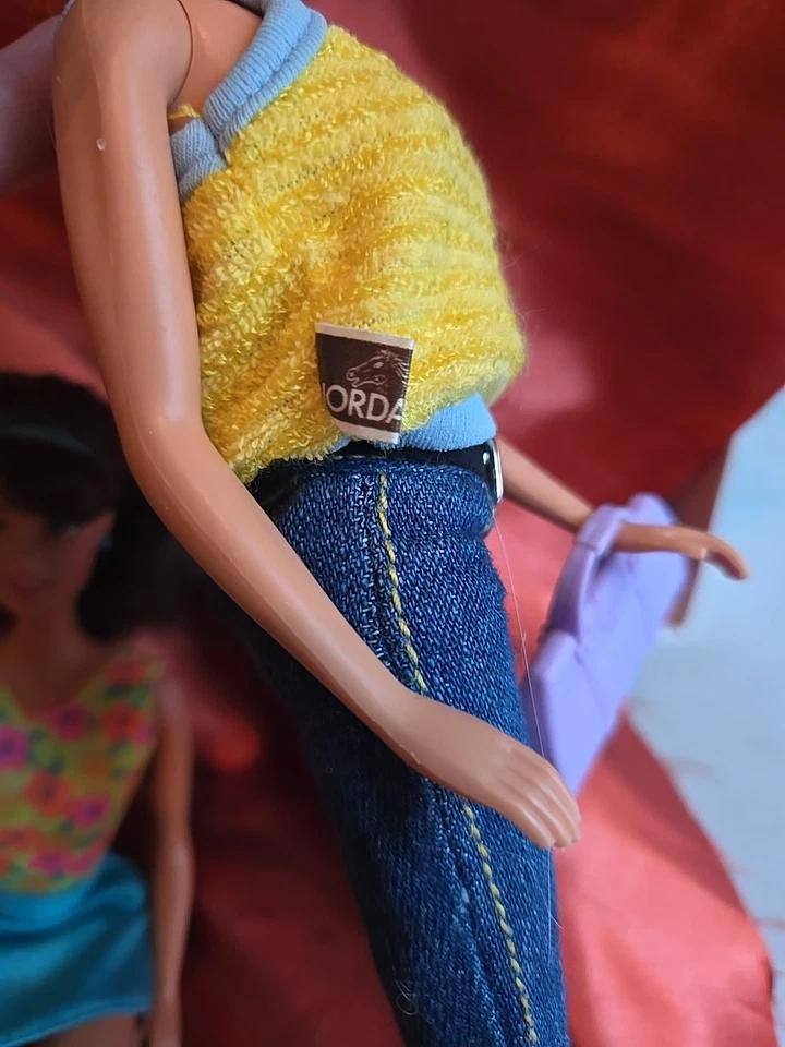 Lot 5 Mattel Barbie Dolls Friends Teresa & Kira 1990's Clothes Shoes Accessories - Image 4 of 4