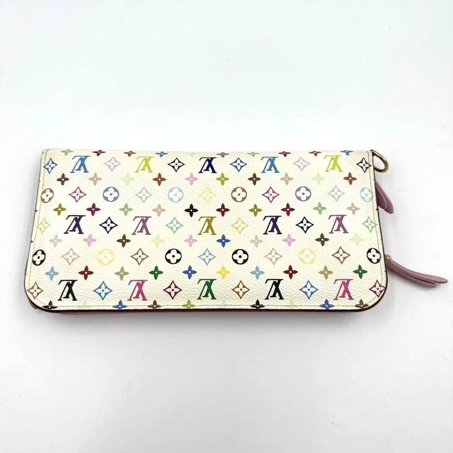 10.09.05 Louis Vuitton Monogram Multicolore Zippy Wallet White