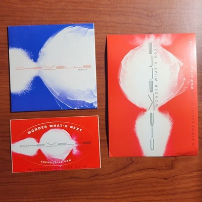 Chevelle Wonder What's Next Promo CD, Postcard, and Sticker