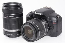  Exc 5/2395shots Canon EOS Kiss X4 Double Zoom Kit From JAPAN m11550