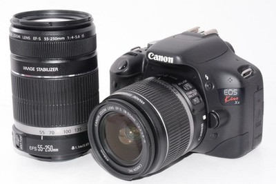 Exc+5/2395shots] Canon EOS Kiss X4 Double Zoom Kit From JAPAN