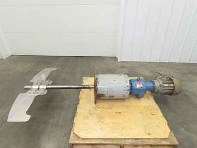 Industrial Mixer 44'' Impeller 37'' Depth 2 Hp 460V 3Ph 29RPM Sew 60:1 Gearbox