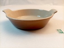 LE CREUSET Plat à gratin rond marron en fonte émaillée n° 18