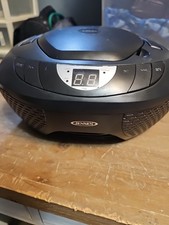 Jensen Model CD-475 Portable CD Player with AM/FM Stereo Radio Black Tested