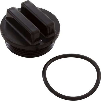 Hayward Black 1.5'' Threaded Filter Drain Plug/Winter Plug SP1022cblk   w/O-RING