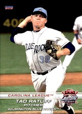 2019 Carolina League All-Stars #24 Tad Ratliff Taylorsville North Carolina Card