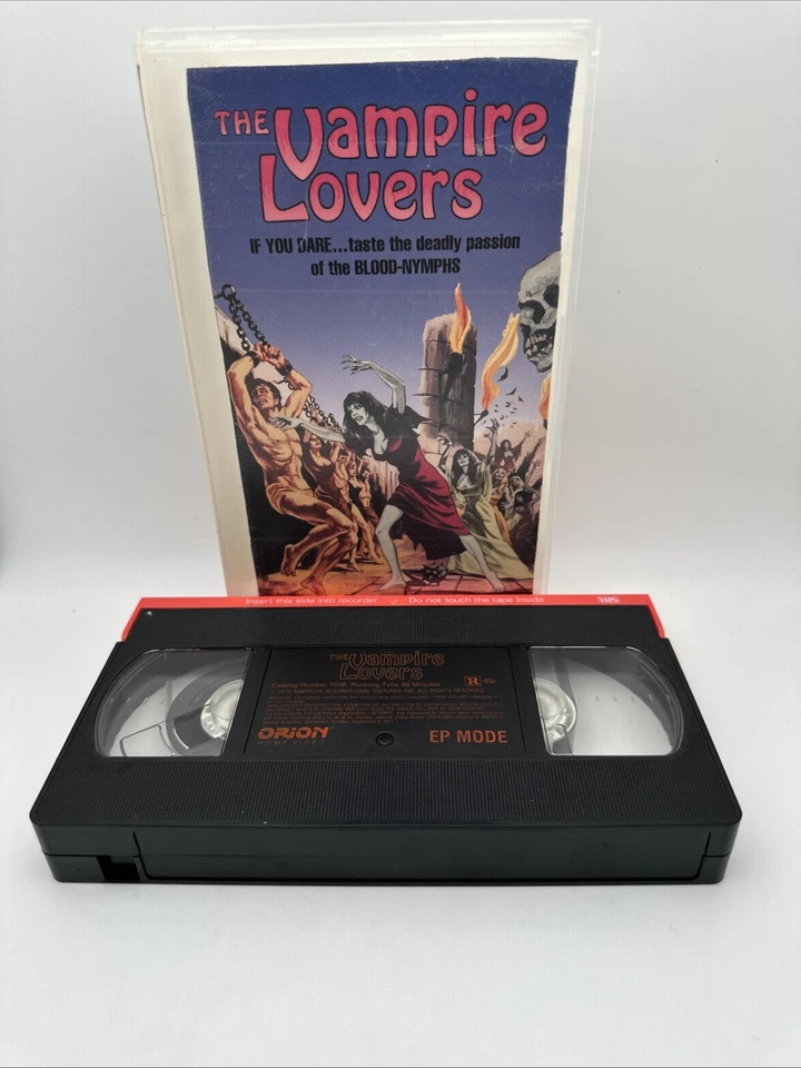 The Vampire Lovers (VHS) Ingrid Pitt, Peter Cushing, RARE HORROR Movie Orion FS - Image 4 of 4