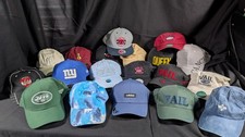 Lot of 19 Baseball Caps and 2 Backet Hats Jets Giant Adidas Vail New York & more