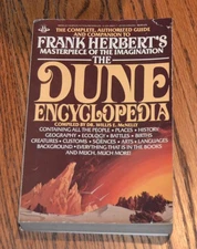 The Dune Encyclopedia by Willis E. McNelly paperback book 1984 Frank Herbert