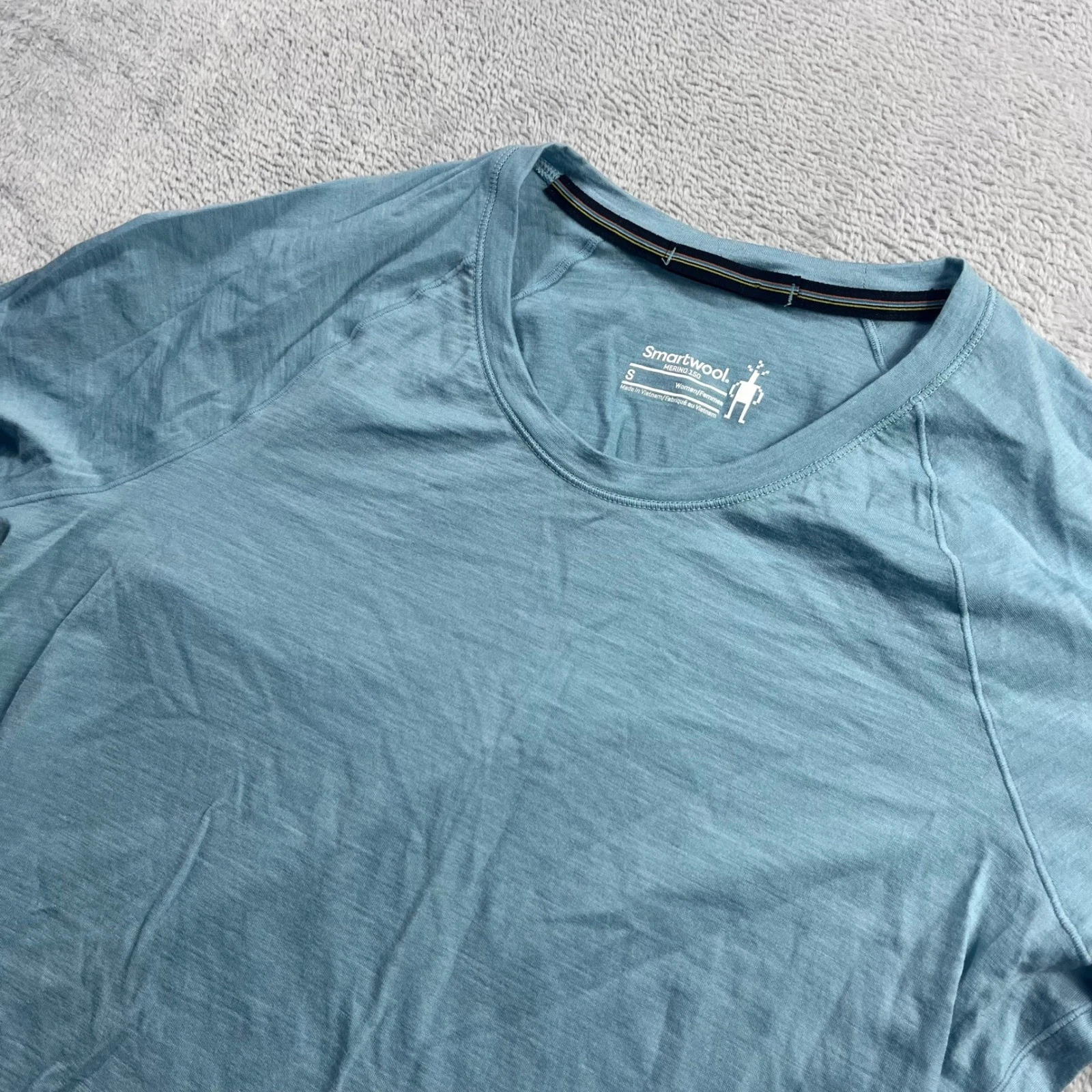 Smartwool Merino 150 Base Layer Shirt Womens Small Blue Short Sleeve Hiking Tee
Opens in a new windo