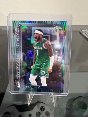 🔥 2025-26 Topps Chrome Update Jaden Hardy GREEN REFRACTOR /299 Mavericks #140