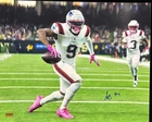 Kayshon Boutte New England Patriots Signed 16x20 Picture COA