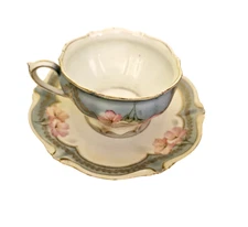 Antique RS Prussia Cup & Saucer Set