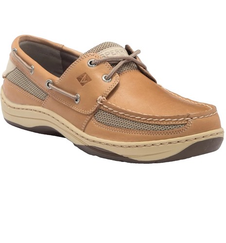 LL Bean Casco Bay Boat Shoes Mens Dark Brown Nubuck Leather