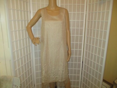 vintage Onyx Nite by Wendye Chaitin fringed mesh dress | eBay