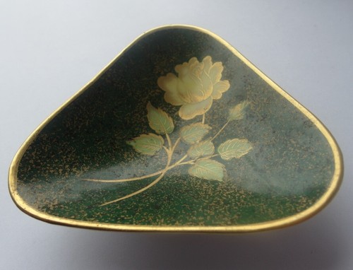 3x Decorative Bowl/Triangelschale Gerold Porcelain Bavaria Rose Um 68.4oz109 - Picture 10 of 12