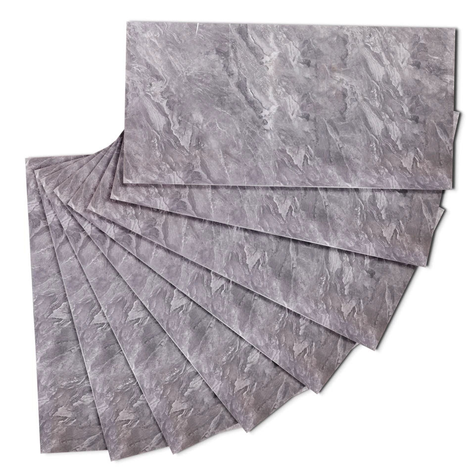 10/20pcs Wall Panels Peel and Stick 23.6X11.8 inch Marble Look Tile for Bathroom - Image 2 of 4