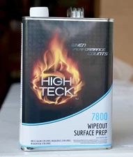 High Teck 7800 Wipeout Surface Prep Auto Wax and Grease Remover GALLON SIZE!
