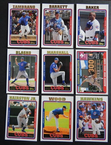 2005 Topps Chicago Cubs Team Set 25 Cards Maddux Wood Baker Lee Combine Shipping - Picture 2 of 3