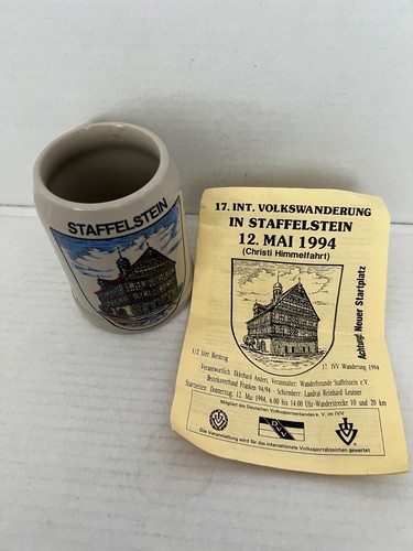 STAFFELSTEIN Birra Stein Germania .5L con BROCHURE 5" - Foto 9 di 12