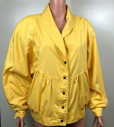 Vintage London Fog Women's Yellow 80s 