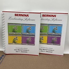 Bernina Embroidery Software Version 3 User Guide Manual Instruction Part 1 and 2