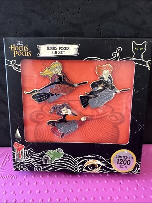 Disney Loungefly Hocus Pocus Pin Set LE 1200