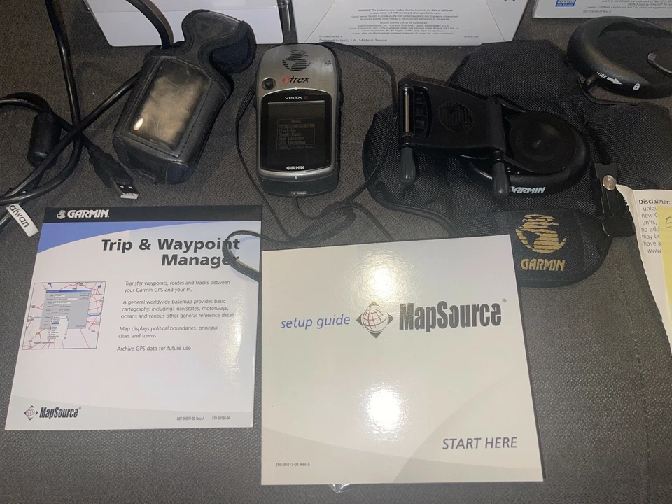 Garmin ETREX VISTA C + Automotive Navigation Kit. COMPLETE - Image 2 of 4
