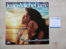 Jean-Michel Jarre Autogramm signed LP-Cover "Musik Aus Zeit Und Raum" Vinyl ACOA