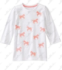 Gymboree Girls sz 6 Animal Party Pink Sparkle Zebra Shirt Tee NWT