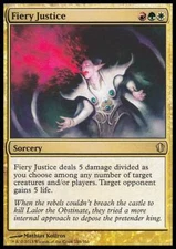Magic the Gathering MTG Fiery Justice (188) Commander 2013   LP