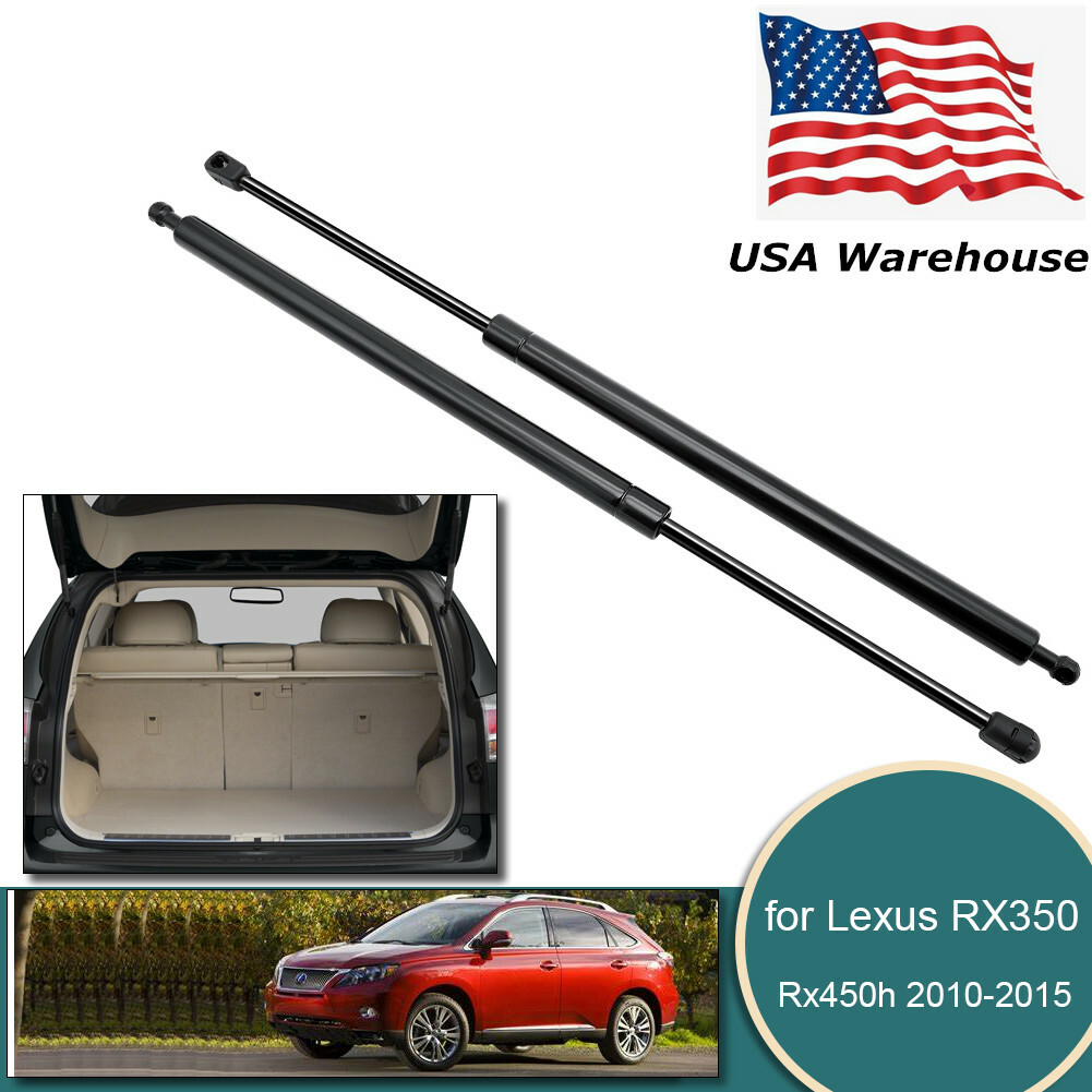 Wengjun 2Pcs Rear Tailgate Boot Gas Struts for Lexus RX350 RX450h 2010-2015 Tailgate Boot Support Shock Dampers