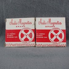 Audio Magnetics Recording Tape Lot of 2 NOS VTG