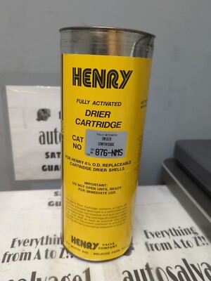 HENRY,876-NMS,FULLY ACTIVATED DRIER CARTRIDGE NEW