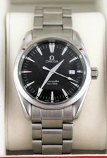 OMEGA Aqua Terra Men's Black Watch - 2518.50.00 for sale online | eBay