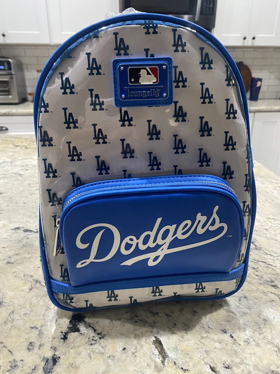 🔥⚾️NEW! RARE! Loungefly MLB Dodgers mini Clear backpack Bag