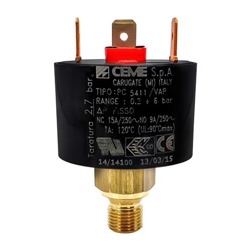 Pressostato XP110 Easyricambi - Regola La Pressione Dell'acqua Da 2 A 6 Bar | Attacco 1/4 Gas | Per Caldaie E Impianti Idraulici - Foto 3