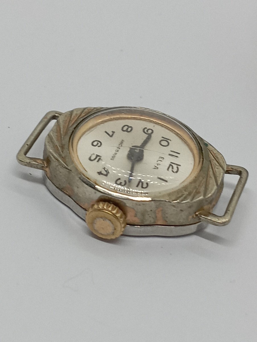 Montre Elfa Vintage Ancienne - Mécanique Manuelle - Pour Femme - Occasion