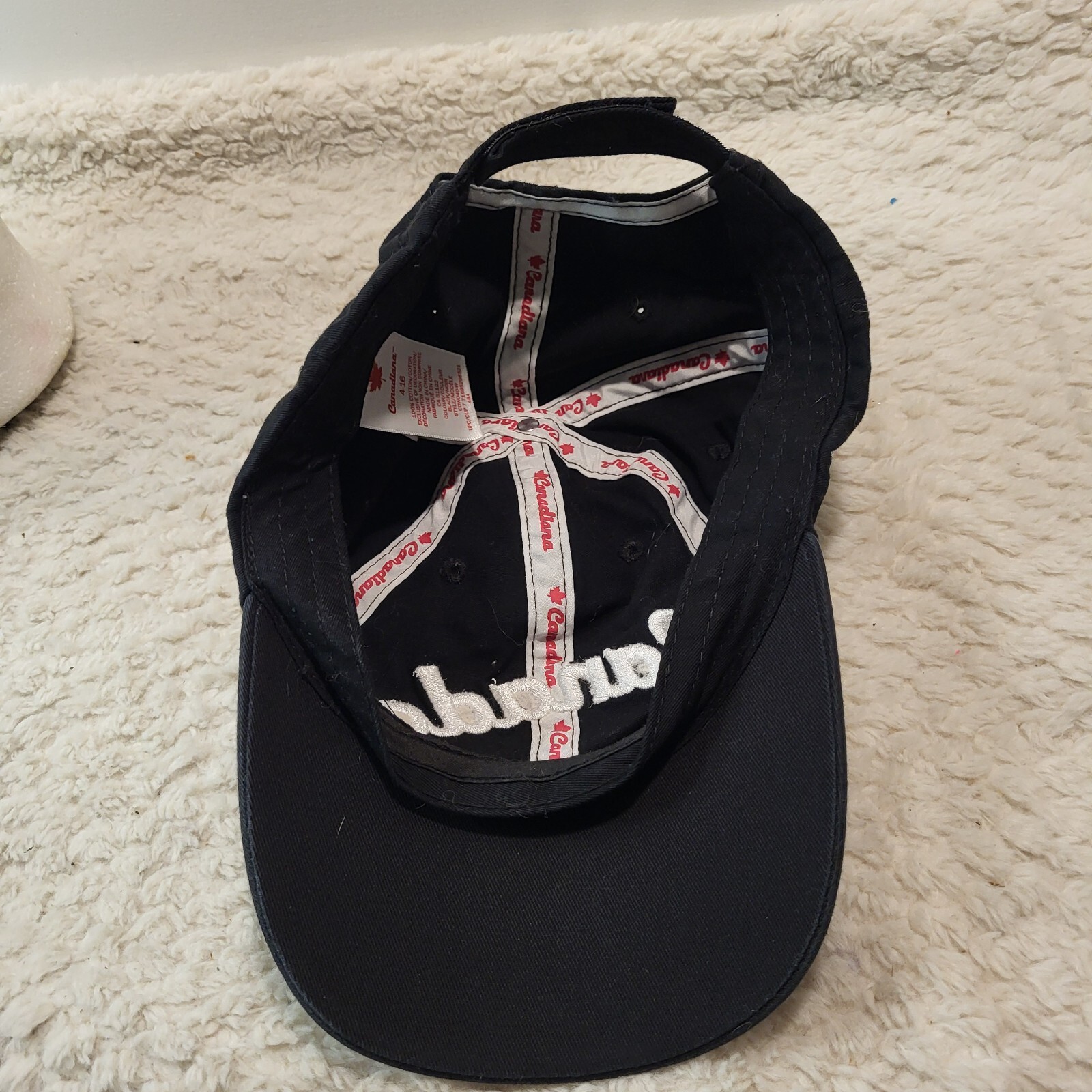 CANADA Black Maple Leaf Hat Snapback Baseball Vin… - image 7