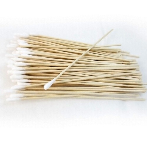 100Pc Cotton Swabs Applicators Q Tip Swabs 6" Extra Long Wooden Handle USD