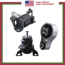 For Ford 11-16 Fiesta 1.6L Set 3PCS Auto Dual Clutch Trans Motor & Trans Mount