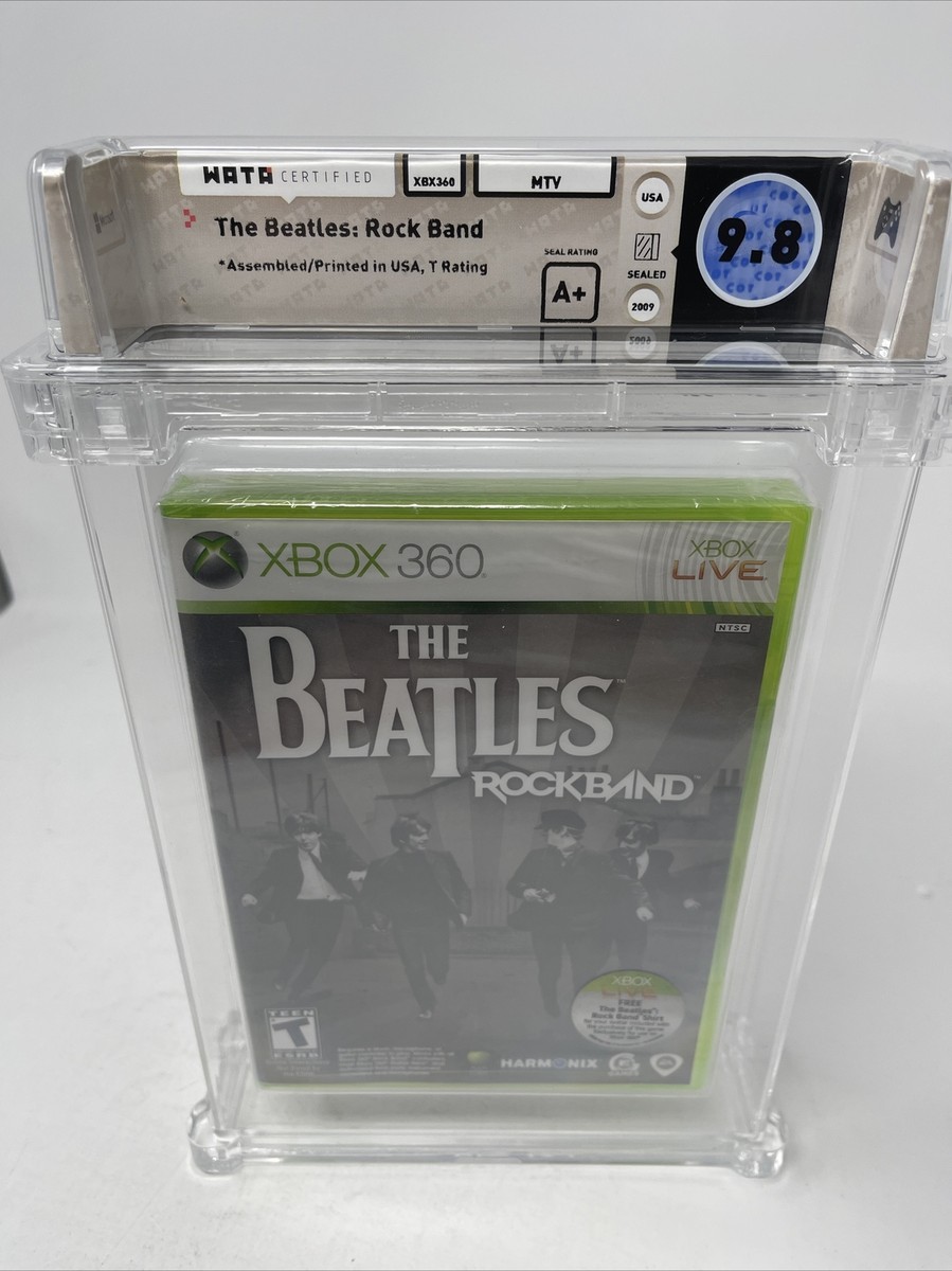 The Beatles Rockband Xbox 360 Graded WATA 9.8 A+ New Sealed The Beatles Rockband Xbox 360 Graded WATA 9.8 A+ New Sealed