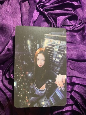 Winter AESPA Night City K POP Idol Photo Card Dream High Buildings