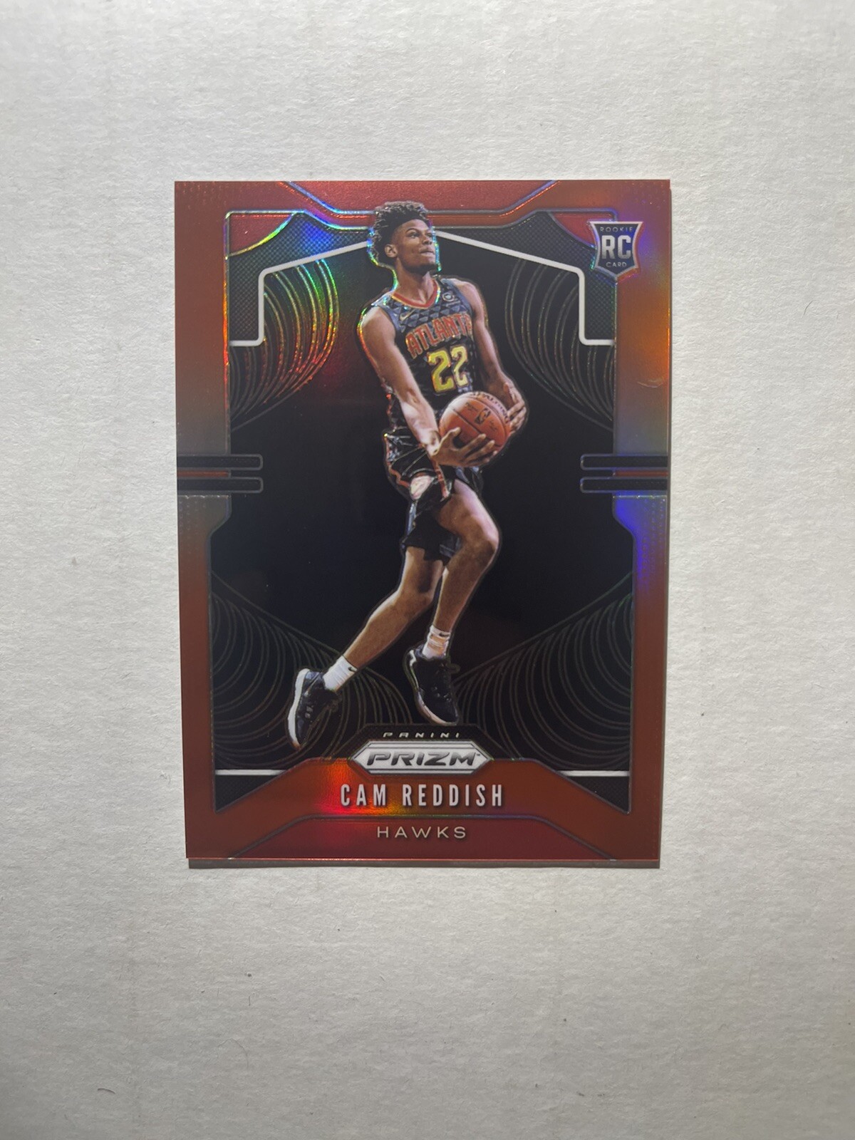 2019-20 Panini Prizm Red Prizms 256 Cam Reddish Atlanta Hawks RC Rookie Card 299