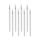 Pack of 10 Piercing Needles Surgical Steel Sterile Disposable Piercing Needles